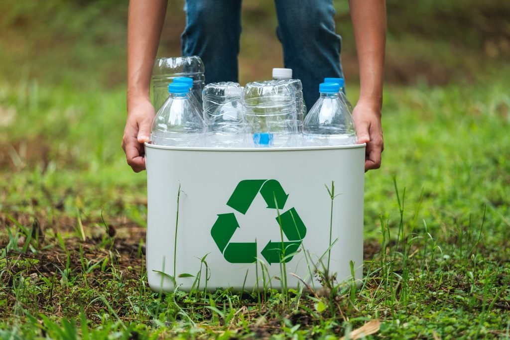 Grãos de resina PEAD reciclada